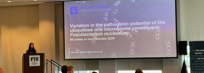 DWS Travel Grant Awardee Presents Human Oral Microbiome Research in Miami