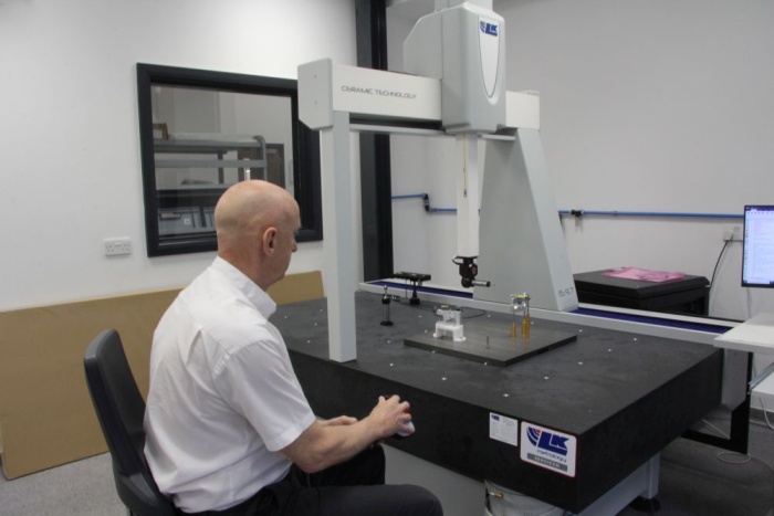Fergus and LK Metrology Machine